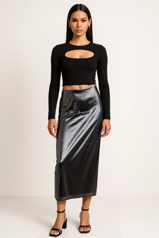Glimmer Maxi Skirt - Size 8