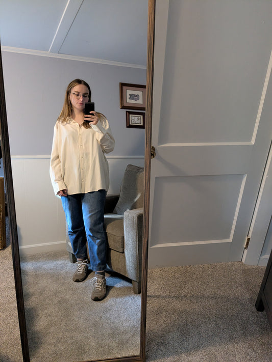 Silk Button Down - Extra Large