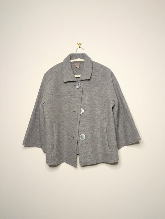 Grey Wool Jacket - Large
