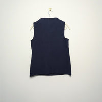 Button Shoulder Tank - Medium Petite