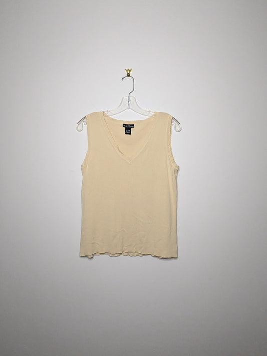 Scallop Edge Sleeveless Top - Large