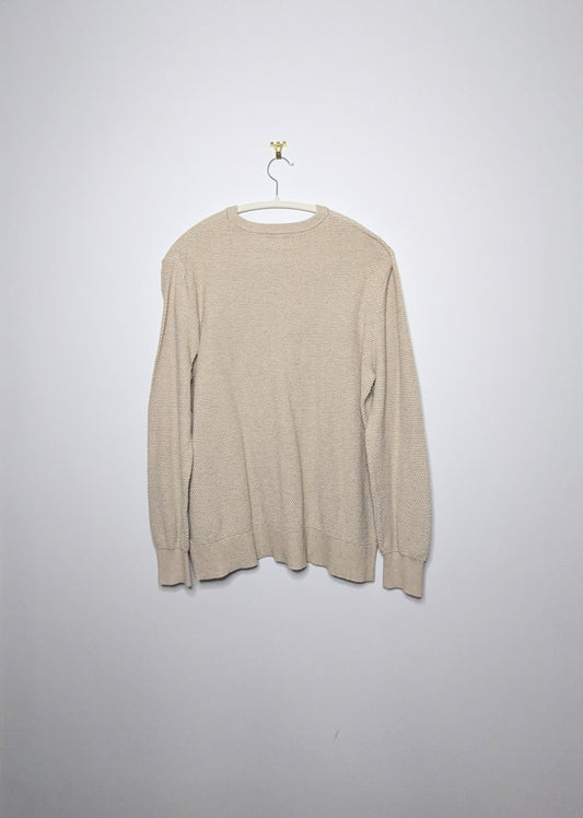Waffle Knit Crew Kneck - Men's Large