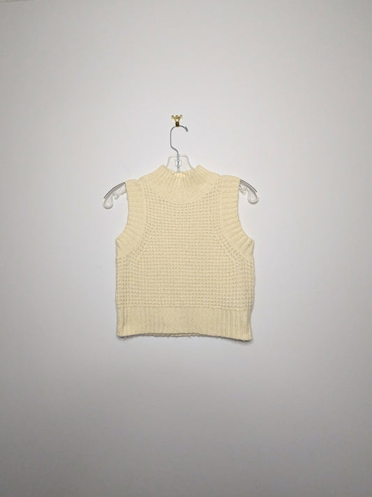 Waffle Knit Sweater Vest - Extra Small