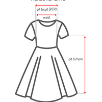 Linen Blend Loose Dress - Size 8-10