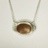 Orbit Necklace - Bronze Rutile