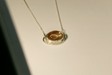 Orbit Necklace - Bronze Rutile