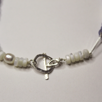 Mixed Media Necklace with Accent Clasp