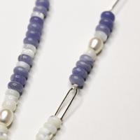 Mixed Media Necklace with Accent Clasp