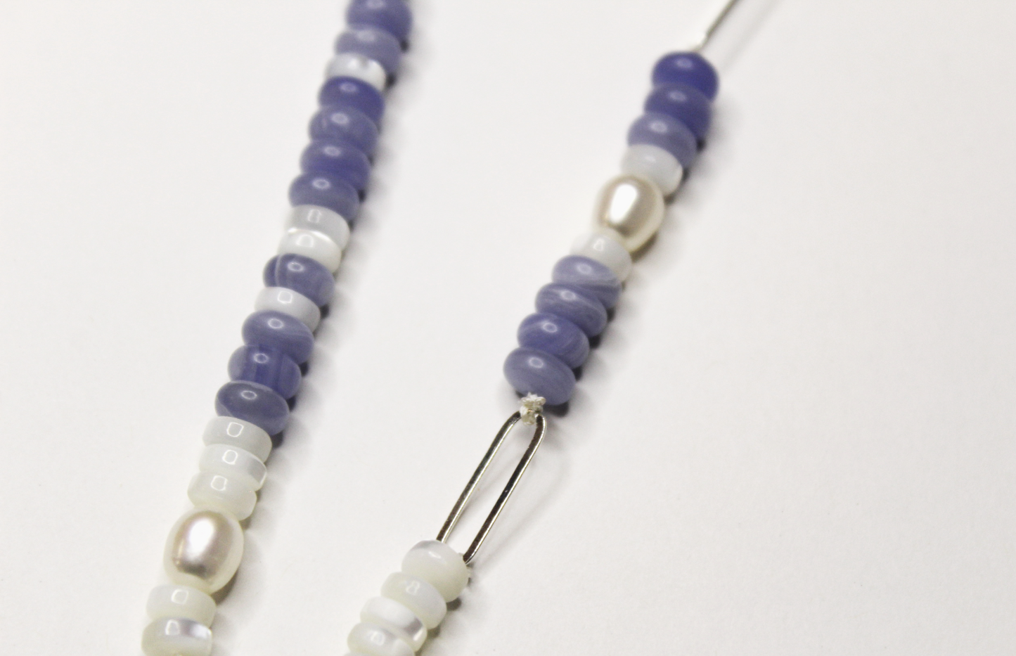 Mixed Media Necklace with Accent Clasp