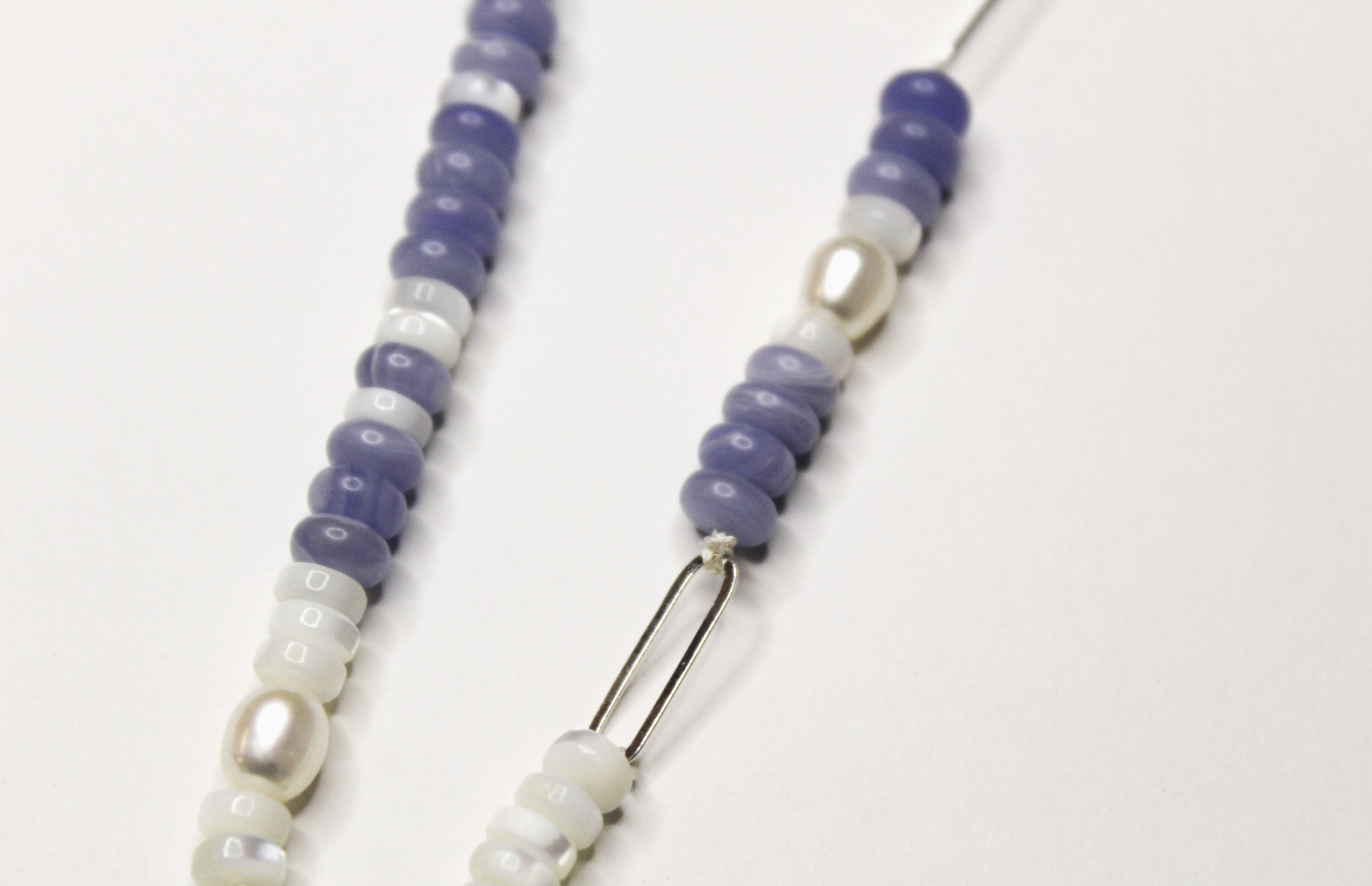 Mixed Media Necklace with Accent Clasp