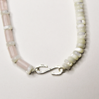 Beaded Rose Quartz Necklace
