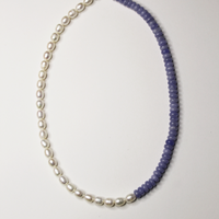 Pearl and Chalcedony Necklace