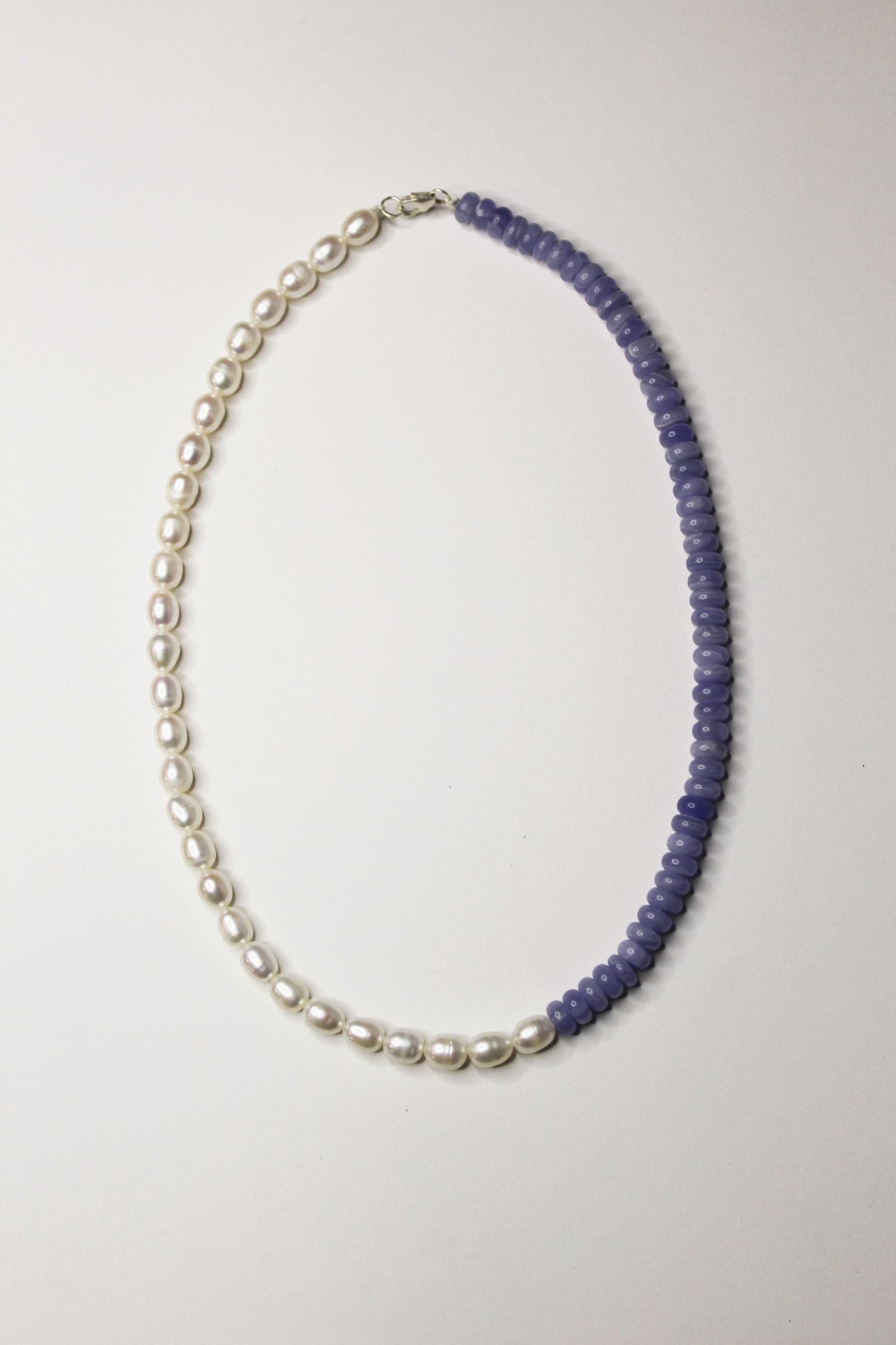 Pearl and Chalcedony Necklace