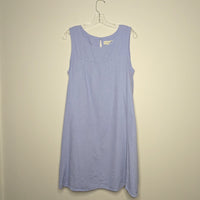 Linen Blend Loose Dress - Size 8-10