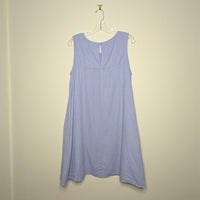Linen Blend Loose Dress - Size 8-10