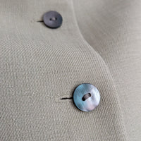 Linen Look Outline Vest - Size 4P