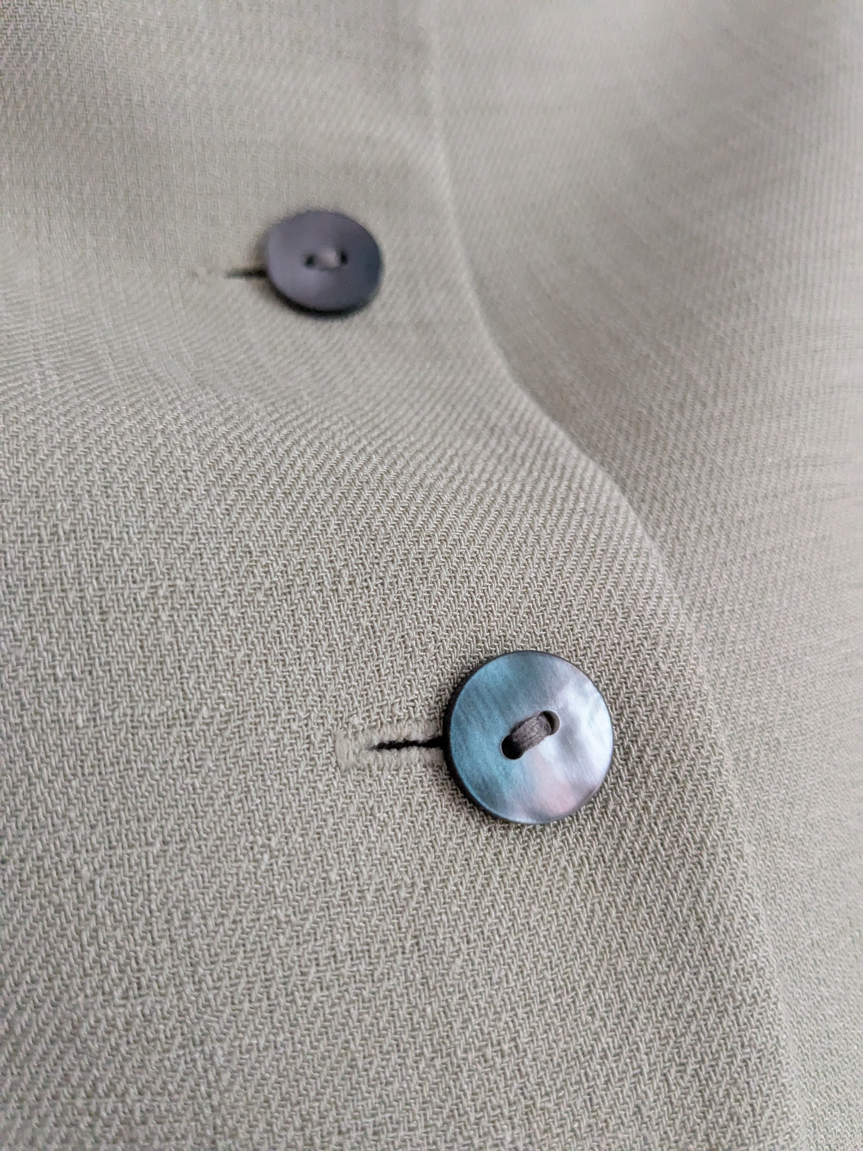 Linen Look Outline Vest - Size 4P