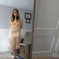 Scallop Edge Sleeveless Top - Large