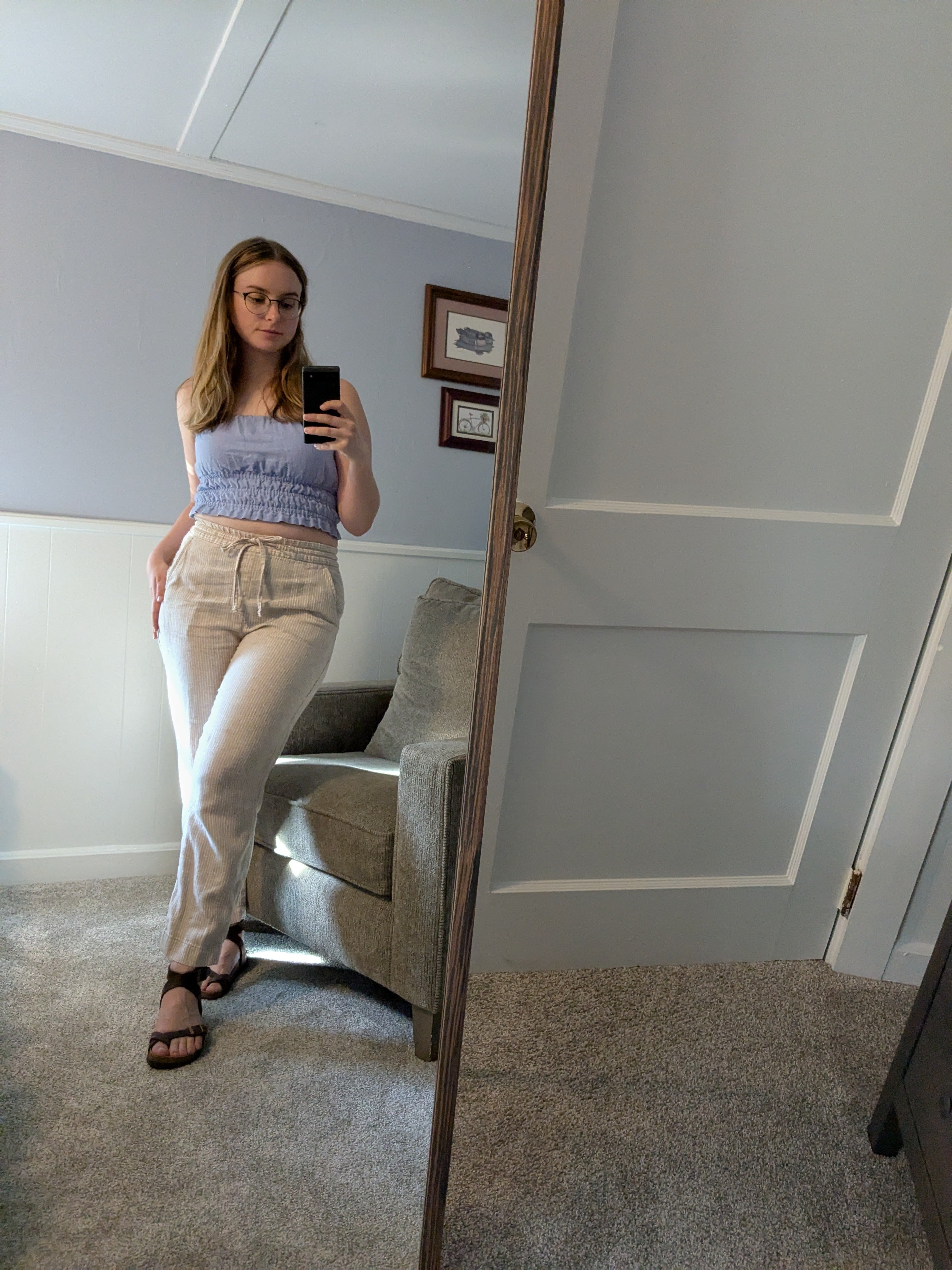 Gap Linen Easy Pant - Small