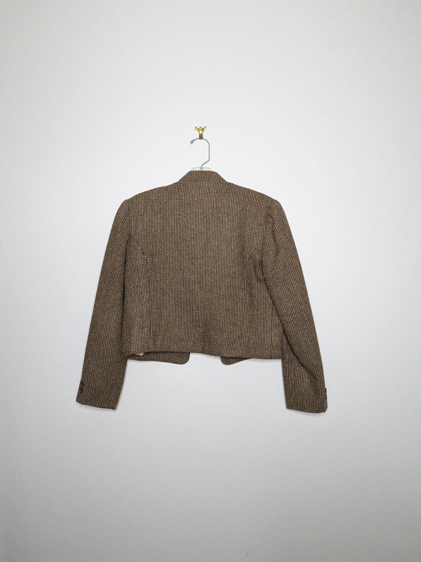 Cropped Wool Jacket - Extra Small