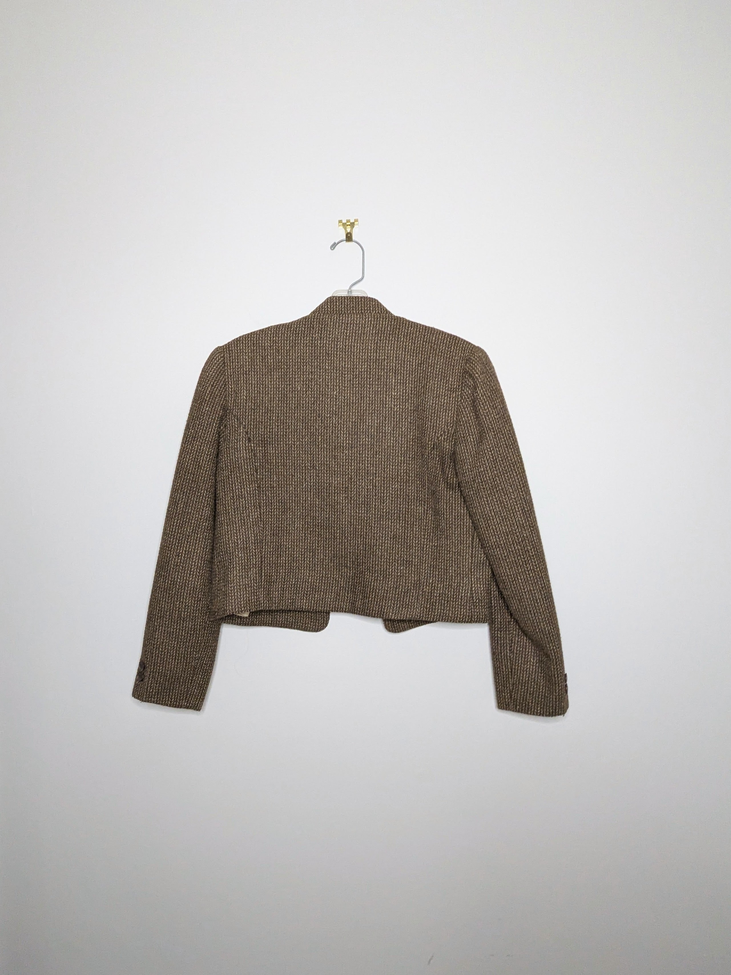 Cropped Wool Jacket - Extra Small