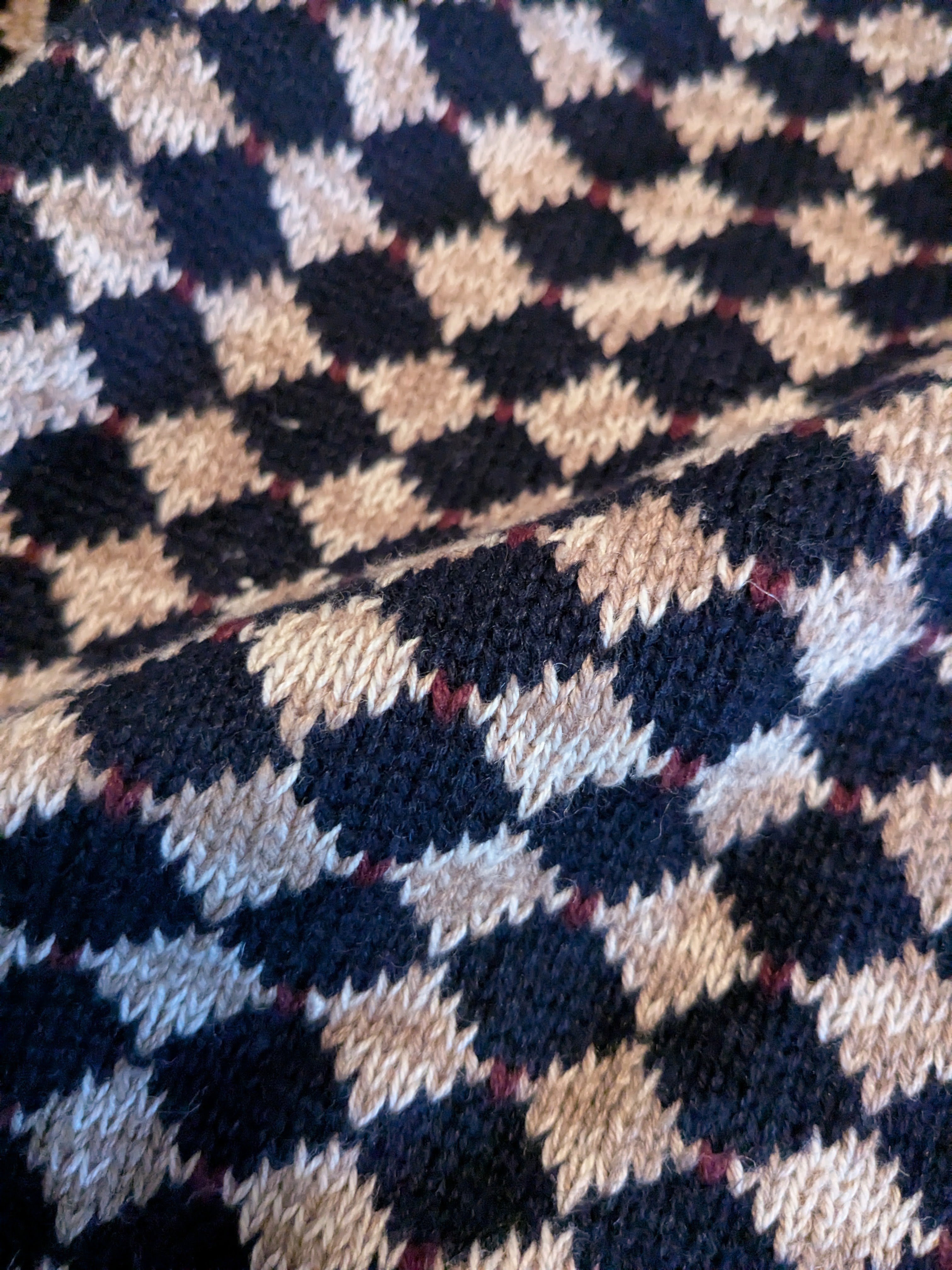 Patterned Ramie Cardigan - Small