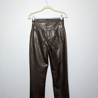 Abercrobie Faux Leather Pants - 26in Waist