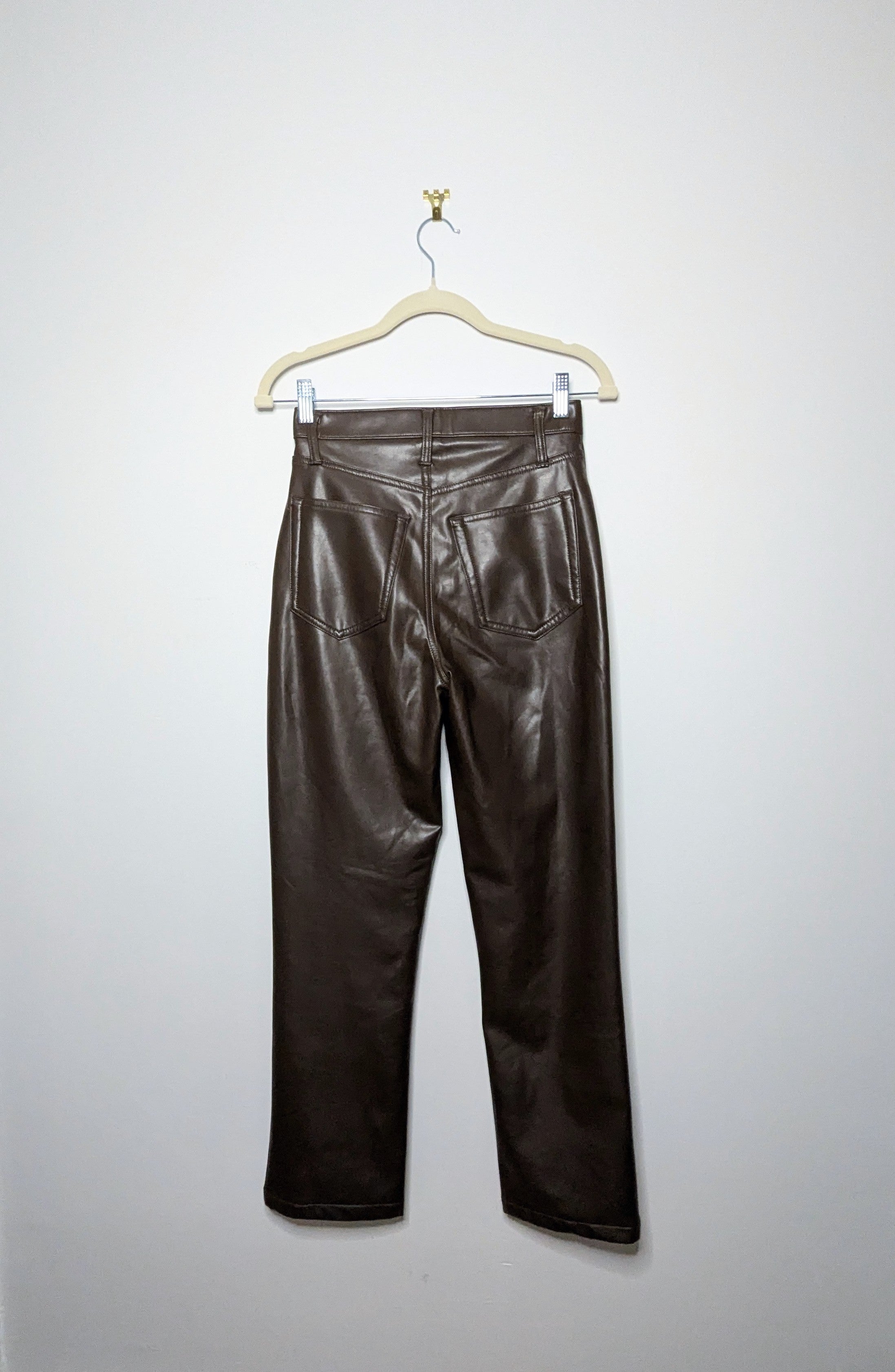 Abercrobie Faux Leather Pants - 26in Waist
