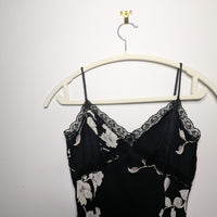 Lace Edge Maxi Dress - Size 3 (Vintage)