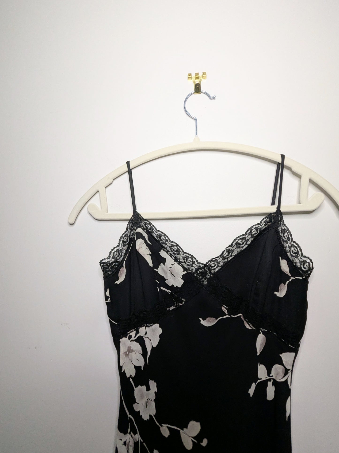 Lace Edge Maxi Dress - Size 3 (Vintage)