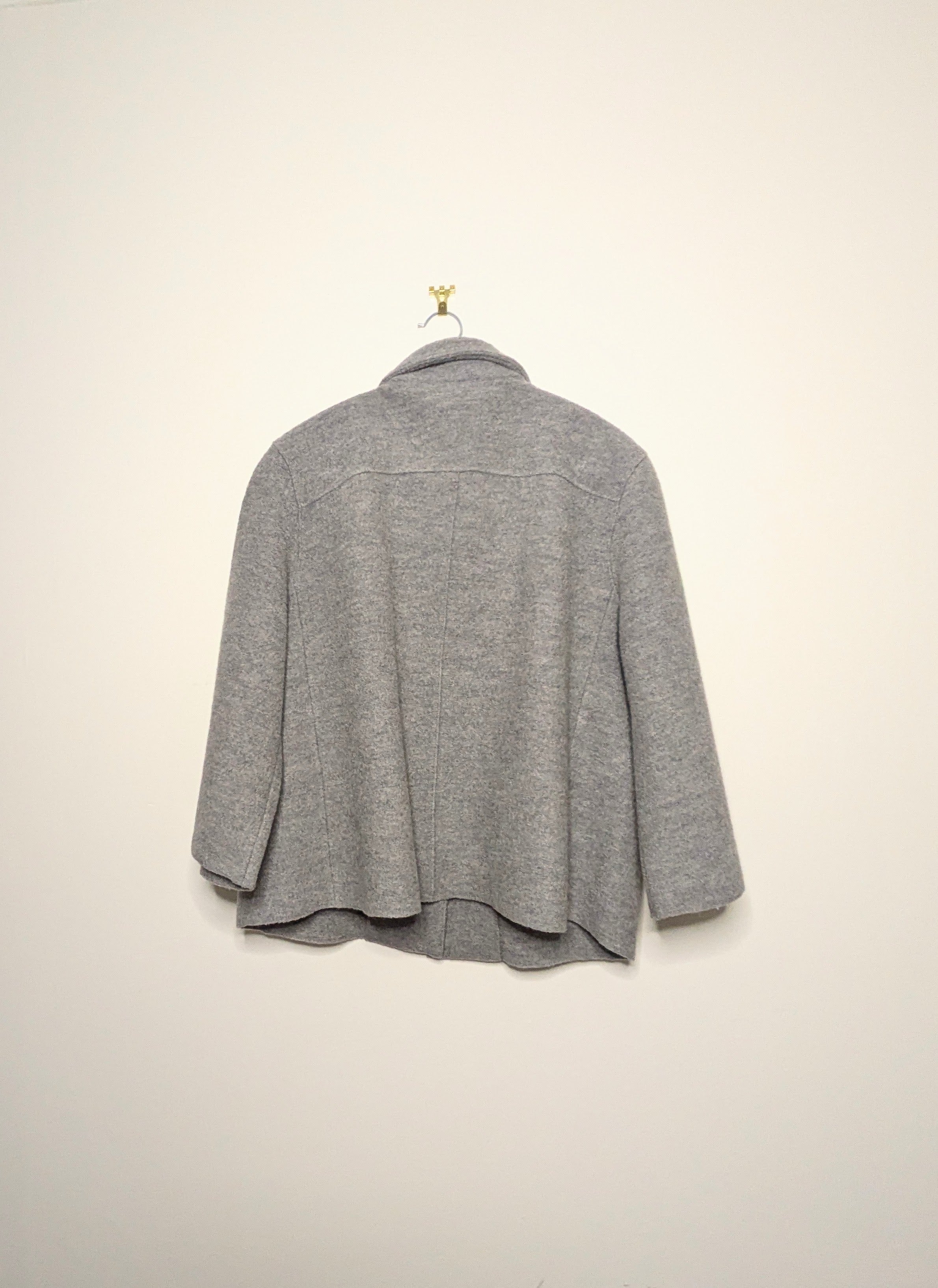 Grey Wool Jacket - Large
