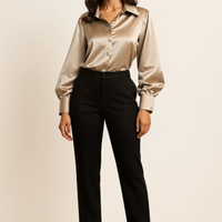 Kasper Silk Button Down - Size 6P