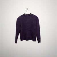 Cropped Mock Neck Sweater - Small Petite