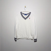 Hand Embroidered Ace Sweater - Medium