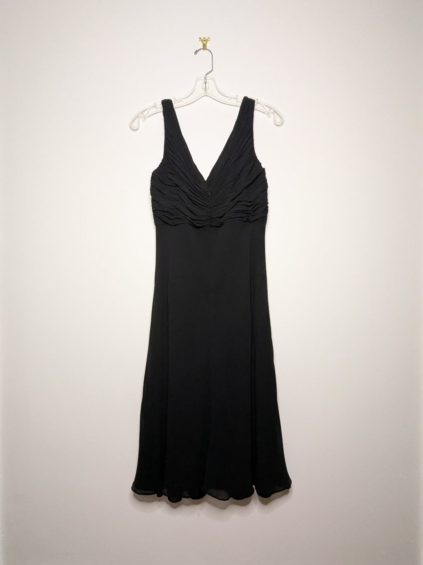 Silk 90s Dress - Vintage Size 12 (Size 8 Modern)