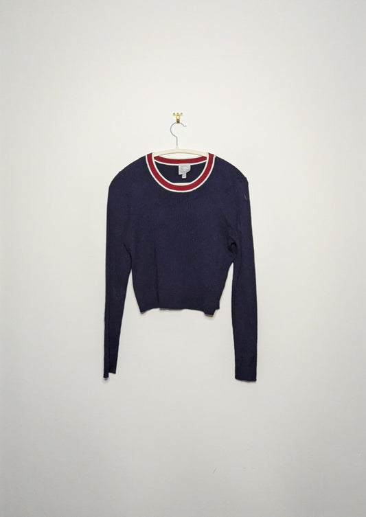 90s Cropped Sweater - S/M