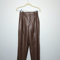 Faux Leather Pants - Extra Small