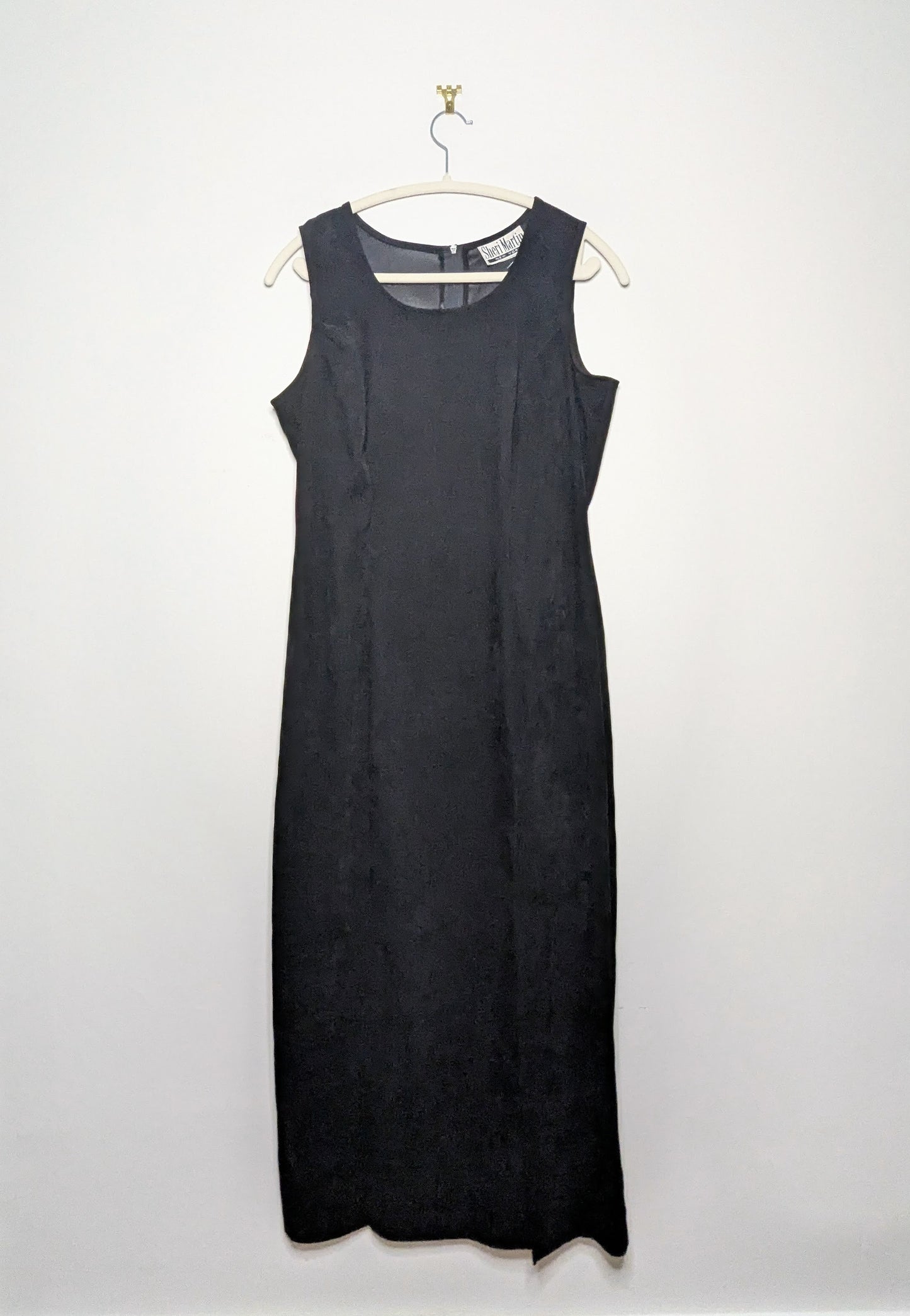 Black 90s Midi Dress - M/L