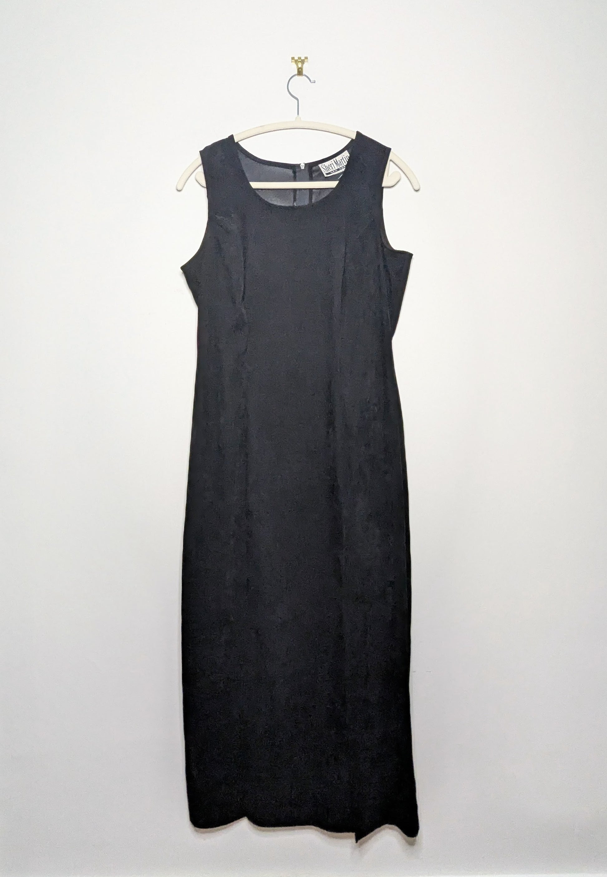 Black 90s Midi Dress - M/L