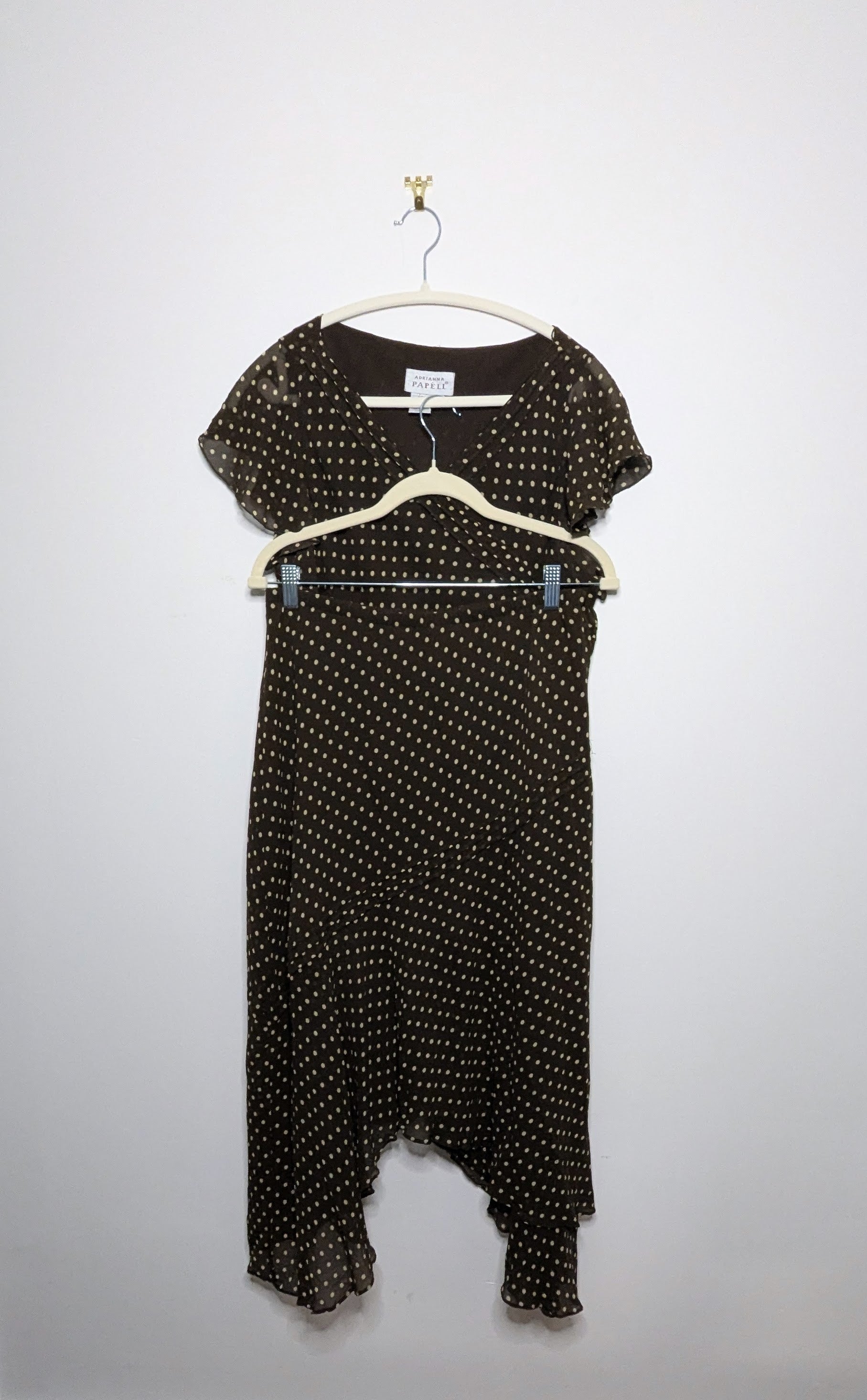 Polka Dot Matching Set - Size 14 (Vintage)