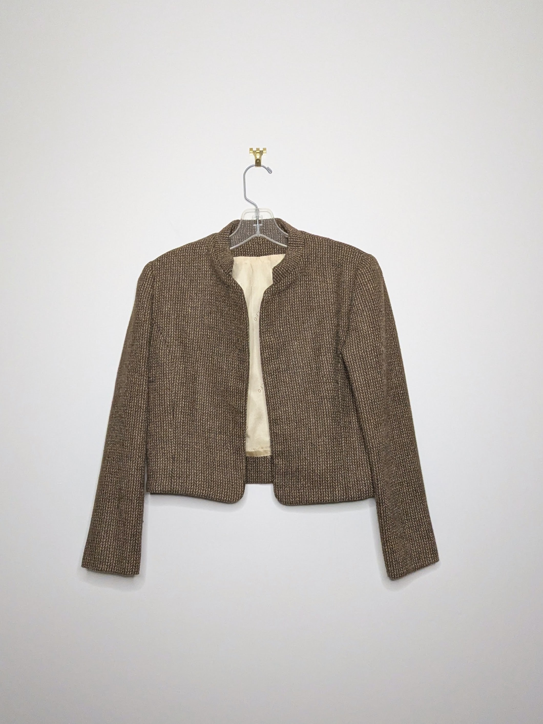 Cropped Wool Jacket - Extra Small