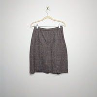 Plaid Wool Suiting Set - Size 8 (Vintage)