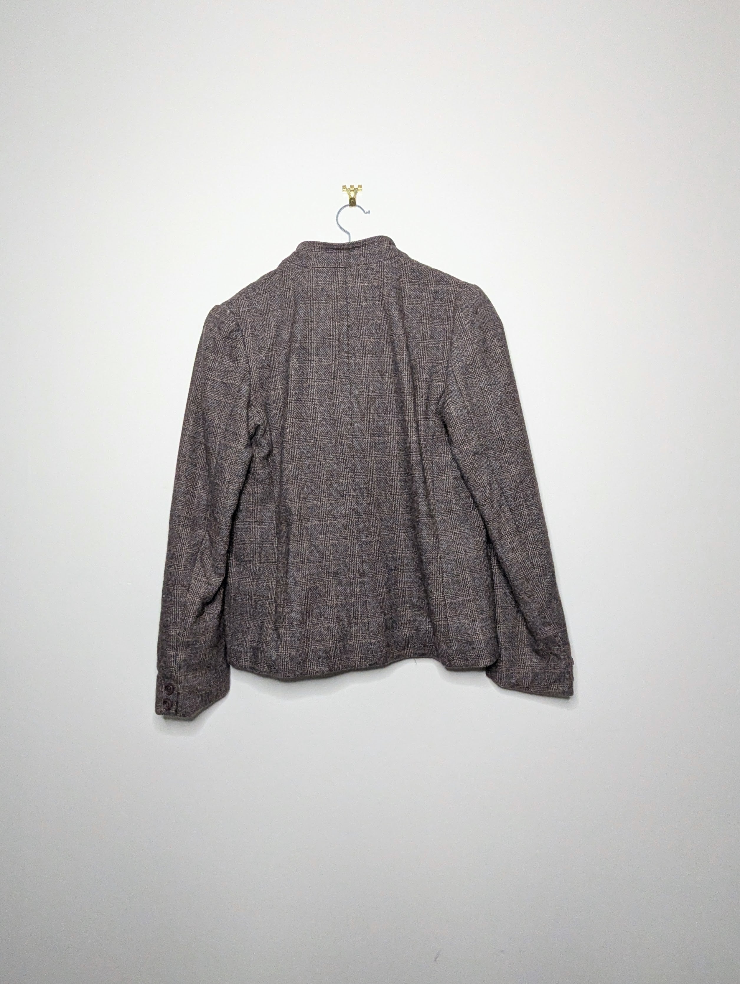 Plaid Wool Suiting Set - Size 8 (Vintage)