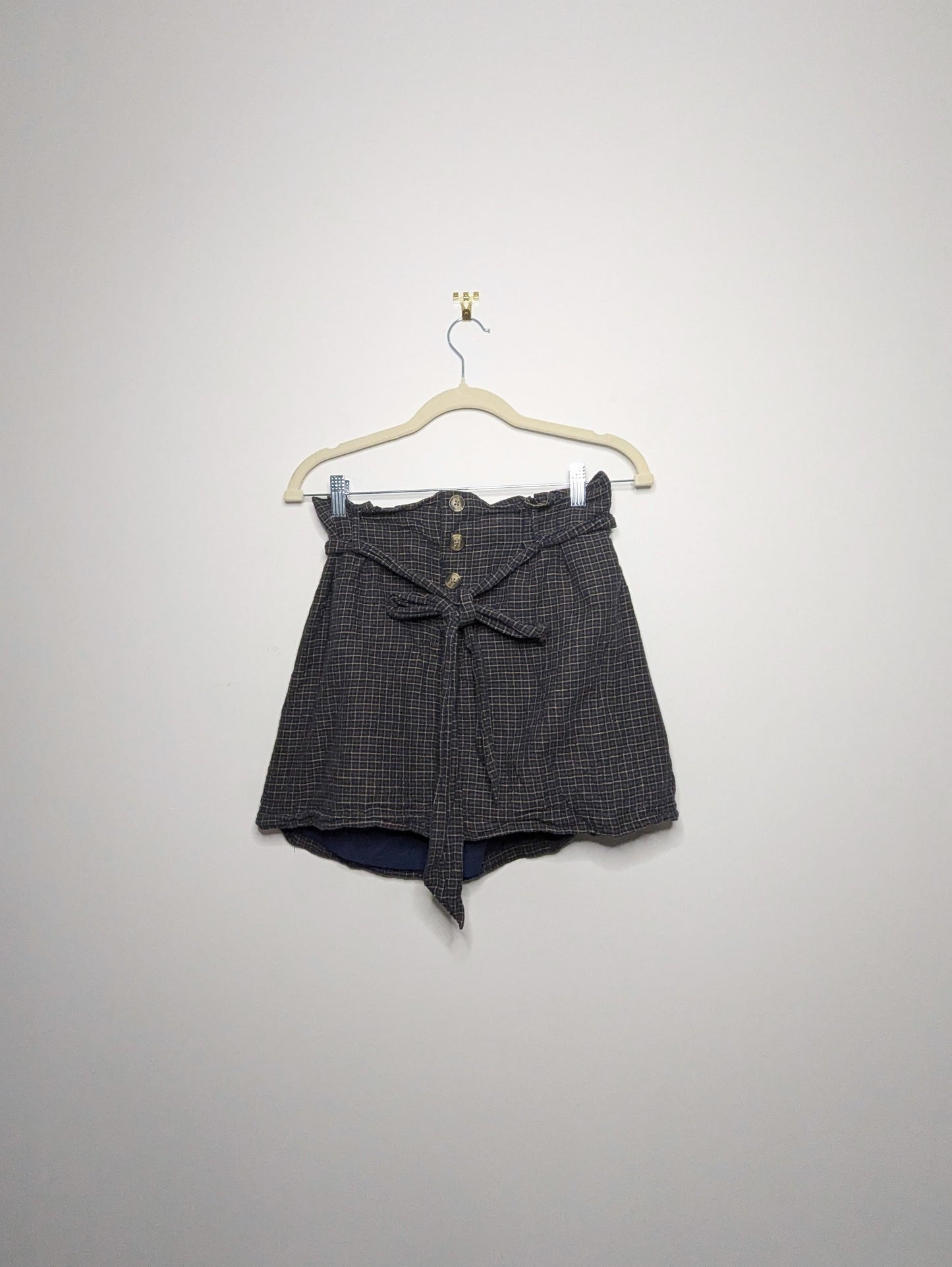 Plaid Mini Skirt - Medium