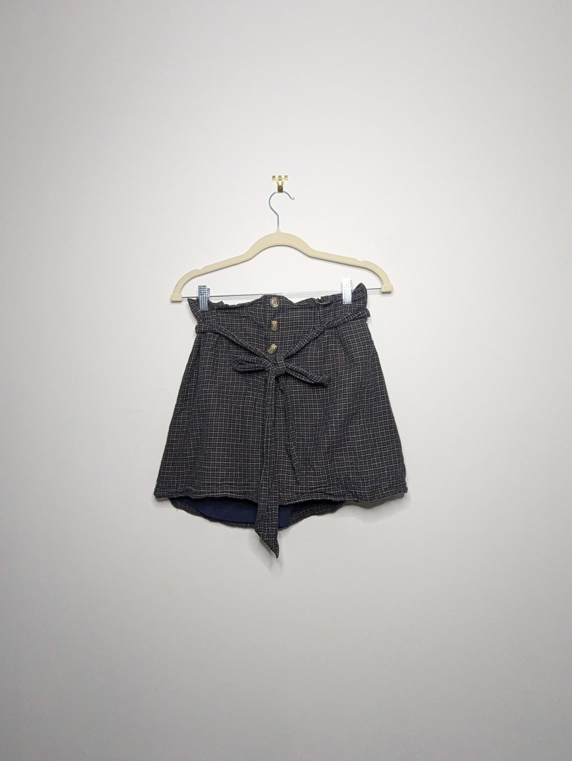 Plaid Mini Skirt - Medium