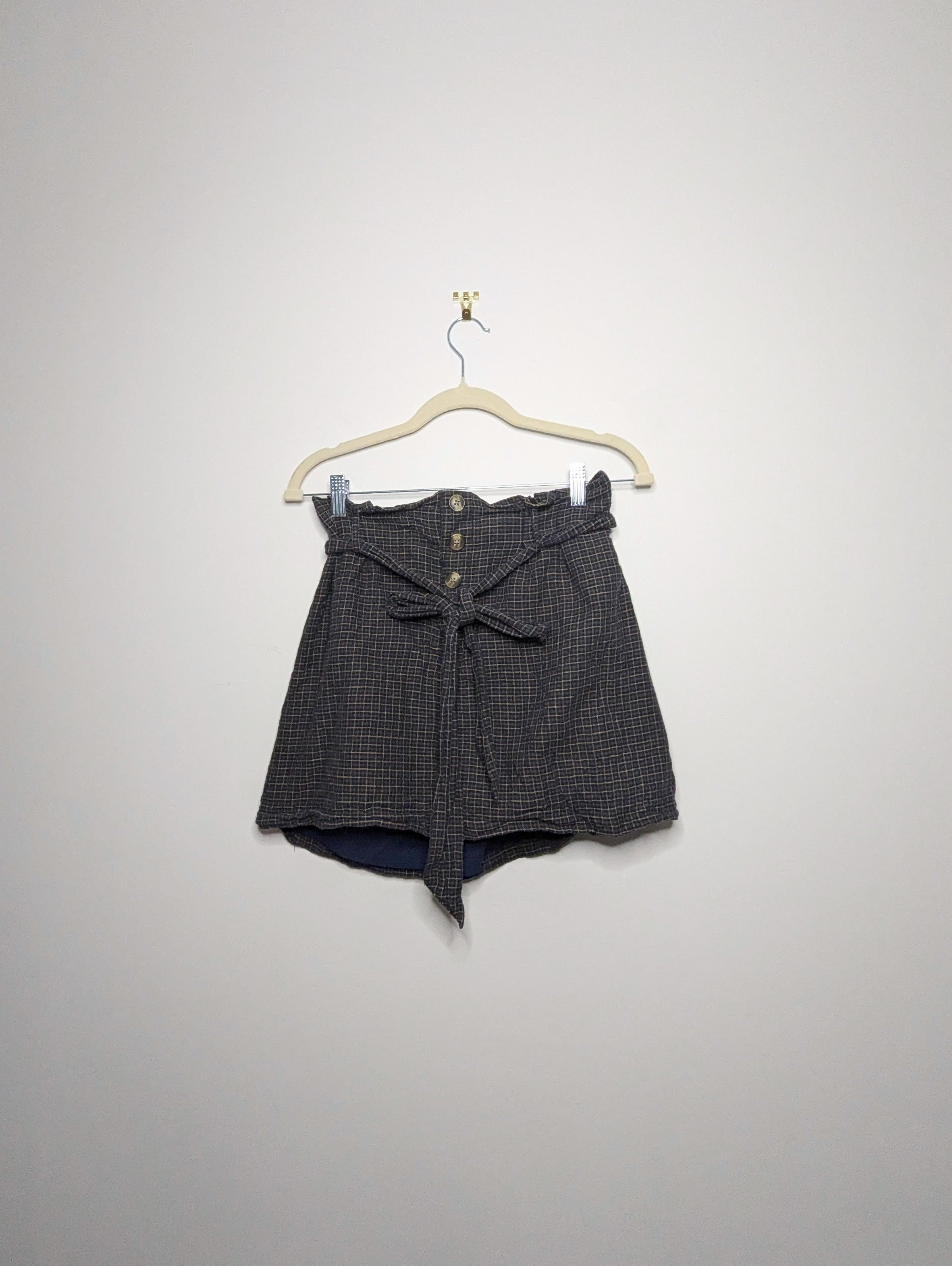 Plaid Mini Skirt - Medium