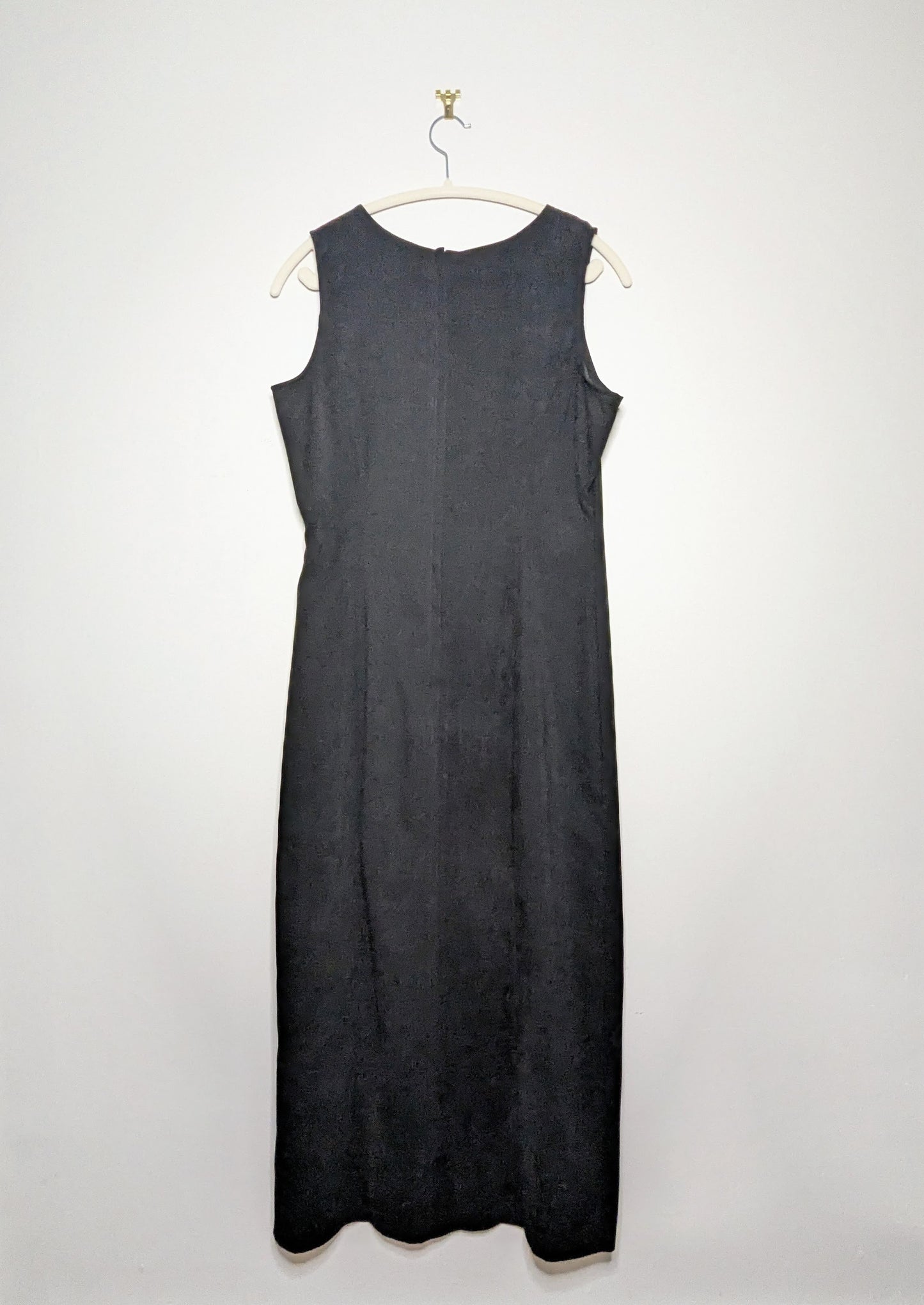 Black 90s Midi Dress - M/L