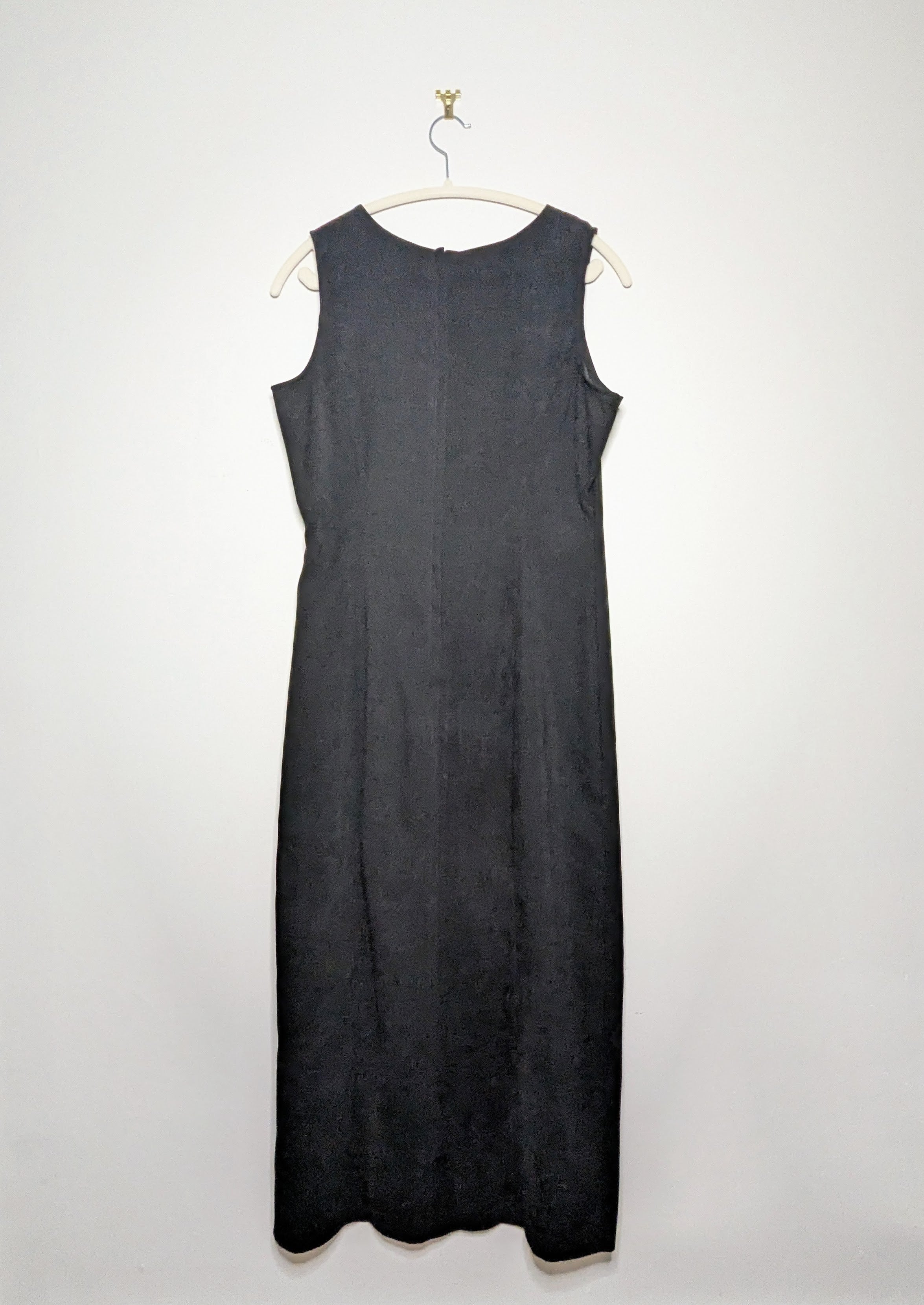 Black 90s Midi Dress - M/L