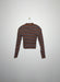 90s Mock Neck Striped Sweater - S/M
