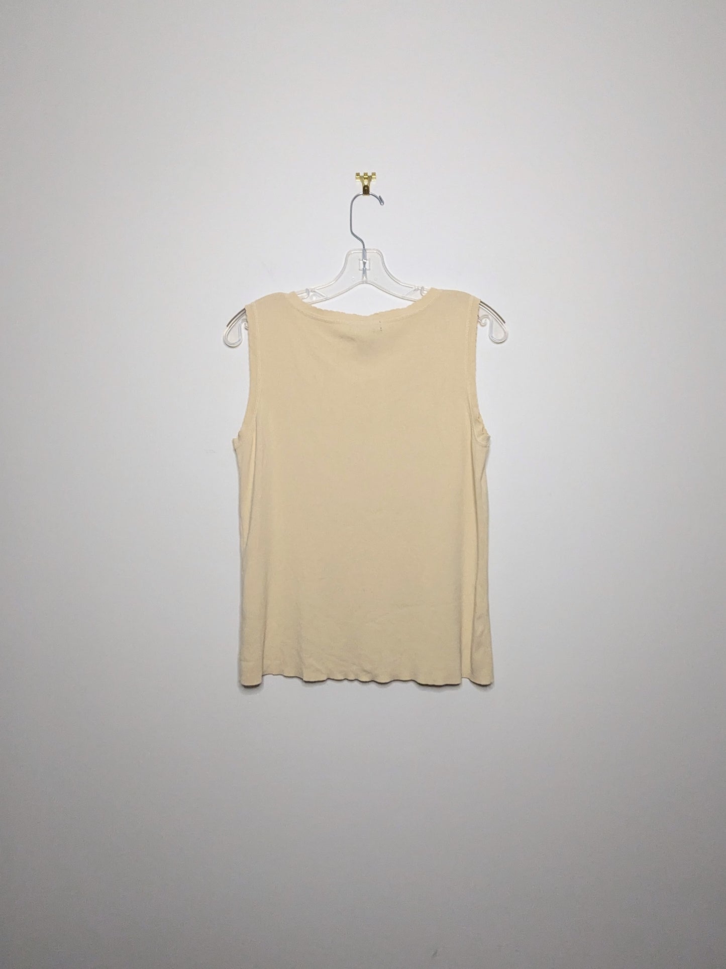 Scallop Edge Sleeveless Top - Large